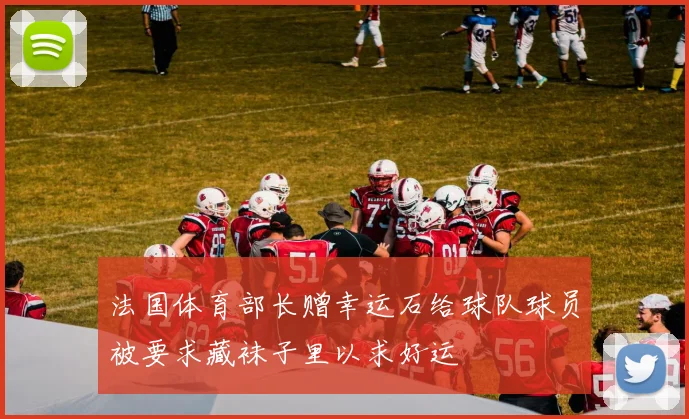 法国体育部长赠幸运石给球队球员被要求藏袜子里以求好运